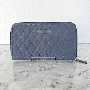 Vera Bradley Gray Quilted Wallet